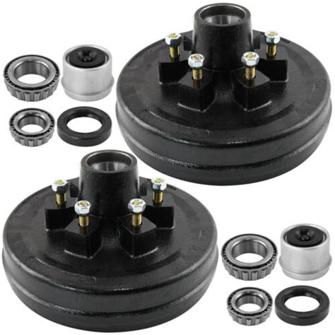 6 X5 5 Trailer Hub Drum Kits 12x2 Electric Brakes For 5200 6000 Lbs Axle D31 Nj Ebay