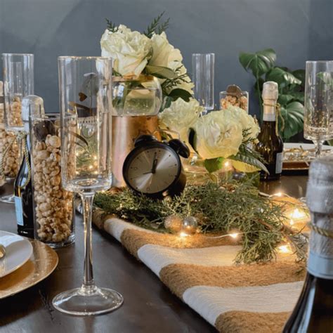 An Easy New Year S Eve Tablescape Ideas For The Home