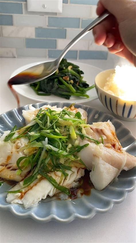 Easy Chinese Steamed Fish With Ginger And Spring Onion Cook With Dana