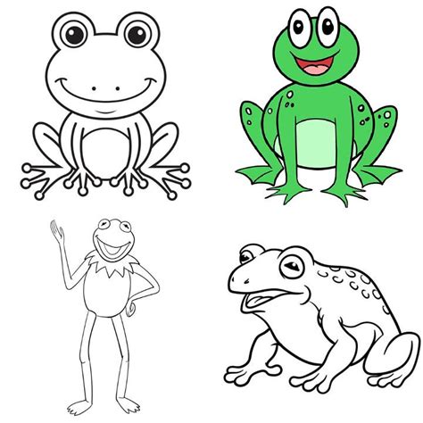 20 Easy Frog Drawing Ideas How To Draw A Frog Blitsy