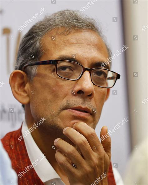 Nobel Prize Winner Abhijit Banerjee Addresses Editorial Stock Photo