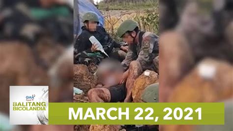 Balitang Bicolandia March 22 2021 YouTube