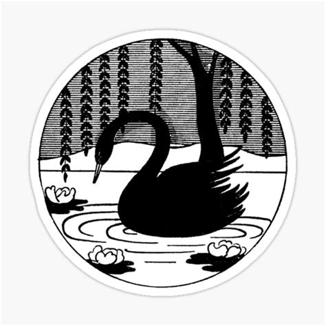 Black Swan Stickers Redbubble