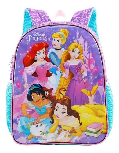 Mochila Infantil Disney Princesses Costas School Talla G Mercadolibre