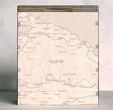 North York Moors Map Box – From The Workshop