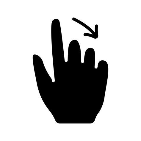 Gesture Set Icon Swipe Tap Doubleclick Rotate Pinch Zoom Scroll