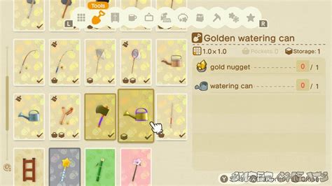 Golden Tools Animal Crossing New Horizons