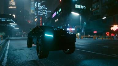 Tesla Cybertruck At Cyberpunk 2077 Nexus Mods And Community