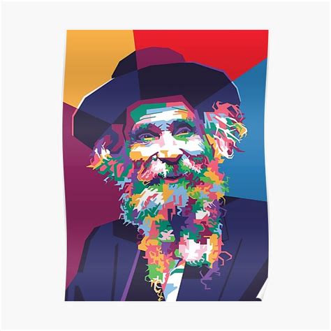 Aharon Yehuda Leib Shteinman Poster For Sale By Javakun Redbubble