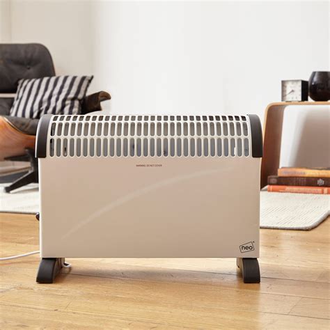 Neo Free Standing Radiator Convector Heater Heat Settings