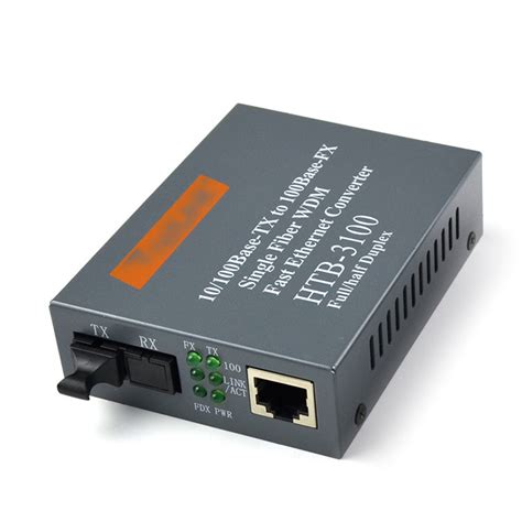 Netlink Htb 3100 Optci Fibra Media Converter RJ45 A 20km De Fibra De 10