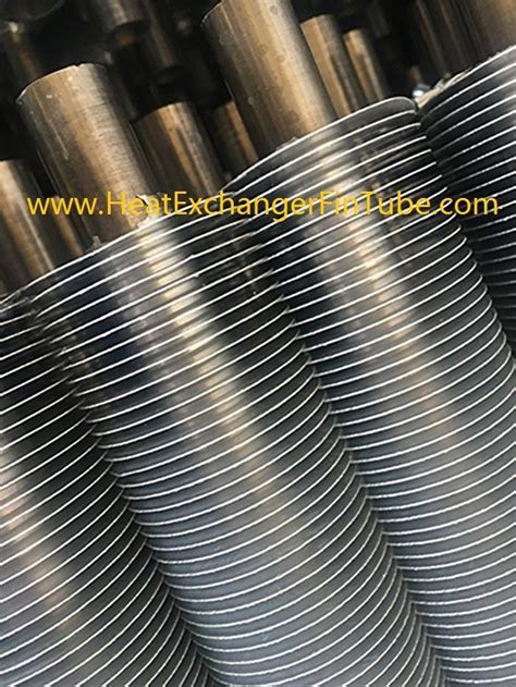 Serrated Extruded Heat Exchanger Aluminum Fin Tube A179 Seamless