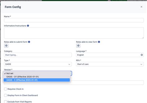 Publishing And Updating An Oasis Form Within Form Builder Alayacare