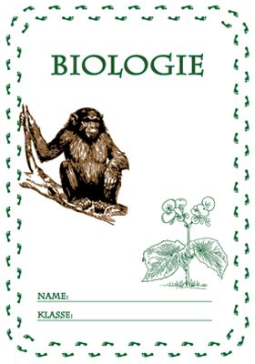 Deckblatt Biologie Ausdrucken