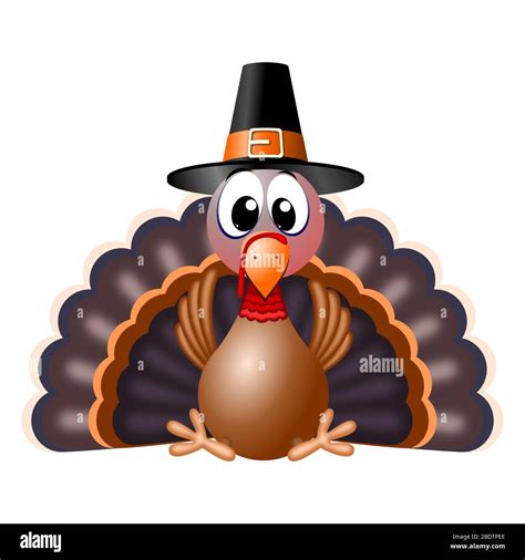 Thanksgiving turkey illustration Stock Photo - Alamy