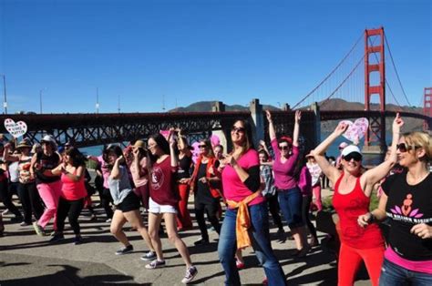 One Billion Rising 2015 Dance Across The Golden Gate Bridge SF