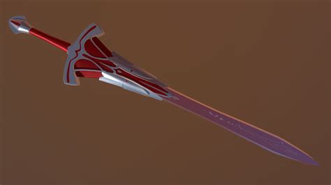 Clarent Sword - Fate/Apocrypha - Buy Royalty Free 3D model by Tania ...