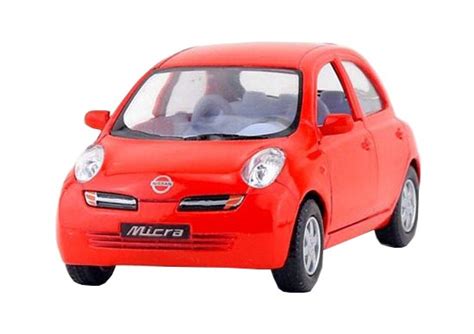 Red Green Silver Orange Kids Diecast Nissan Micra Toy Nb1t194