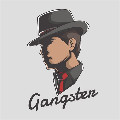 Gangster logo. Mafia vector illustration 13751547 Vector Art at Vecteezy