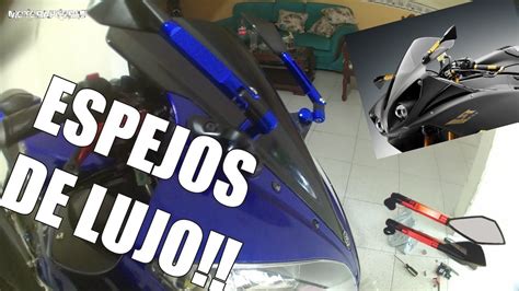 Como Poner Espejos De Lujo En Tu Moto Muy Facil Youtube