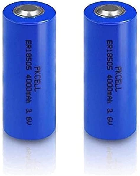 Amazon KIROJA Rechargeable Battery 2Pcs 3 6V Lisocl2 Battery