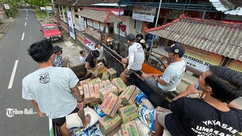 Bantu Korban Banjir Bandang Nusa Penida Kelompok Masyarakat Galang