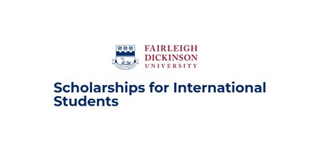 International Undergraduate Scholarship At Fdu Application 2024