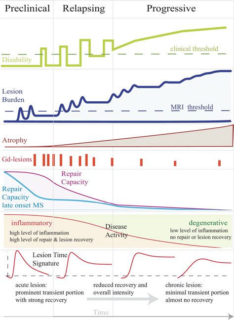 Figure 1 From Time Series Modeling Of Multiple Sclerosis Disease Activity A Promising Window On