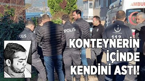 Konteynerin içinde kendini astı Son Dakika Kocaeli Haberleri