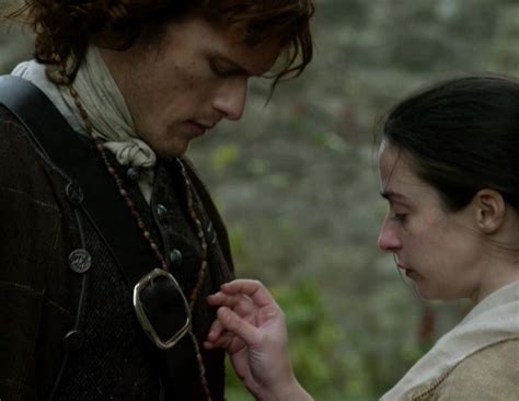 Jenny Murray Laura Donnelly And Jamie Fraser Sam Heughan In Episode