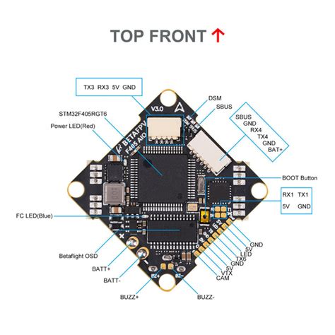 F405 2 4s Aio Brushless Flight Controller Blheli S V3 Betafpv Hobby