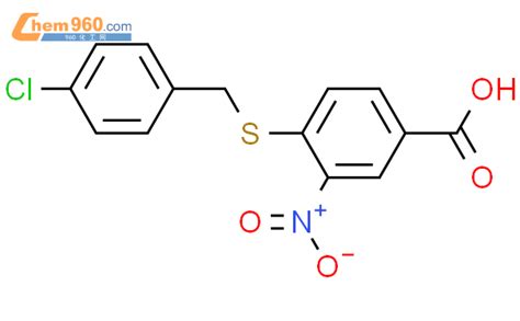 440336 09 4 Benzoic acid 4 4 chlorophenyl methyl thio 3 nitro 化学式