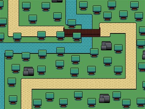 Top Down Game Map Rpixelart