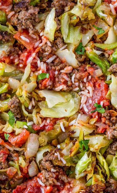 Stuffed Cabbage Casserole Recipe Dinner Then Dessert