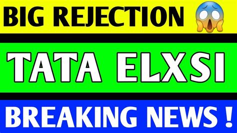 Tata Elxsi Share Breakout Tata Elxsi Share Latest News Tata Elxsi