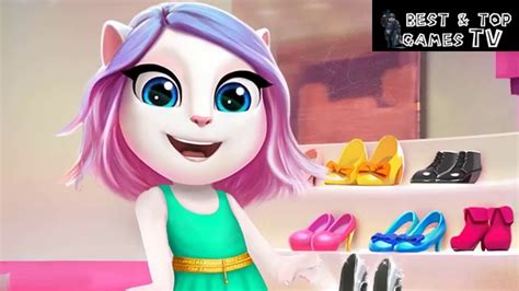 My Talking Angela Great Makeover Dressup Hd Gameplay Youtube