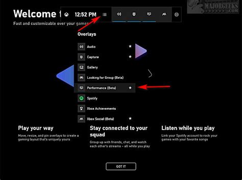 How to Pin Xbox Game Bar Widgets in Windows 10 - MajorGeeks