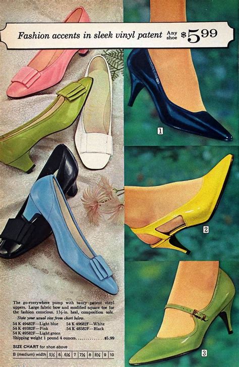 These Vintage 1960s Shoes For Women Were Fashionable And Far Out Click Americana 1960s Fashion