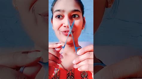 Viral Scissors Hack With Eyeliner 😱😱🤯🤯 Youtubeshorts Viral Scissors