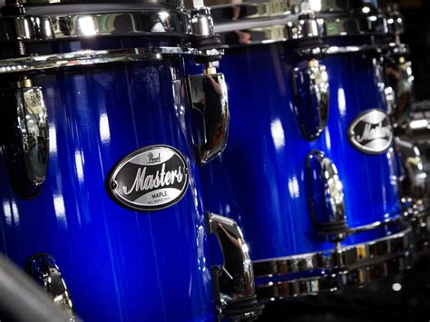 Pearl Masters Maple Drum Kit Kobalt Blue Fade Metallic Graham R