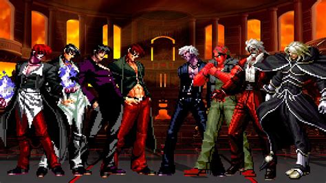 Kof Mugen Iori Yagami Team Vs Random Team Youtube