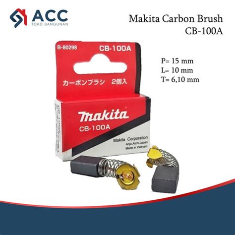 Jual Carbon Brush MAKITA CB 100 A Arang Spul Sepul Bostel Kul