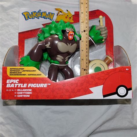 NEW Pokemon Epic Battle Figure Rillaboom Action Figure Articulated