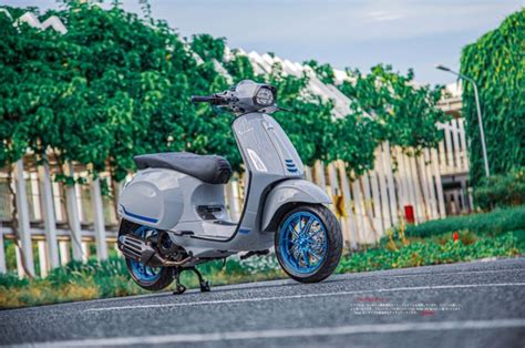 Stylish Banget Modifikasi Motor Vespa Sprint Warna Bodi Dan Aksesoris Cocok Motorplus