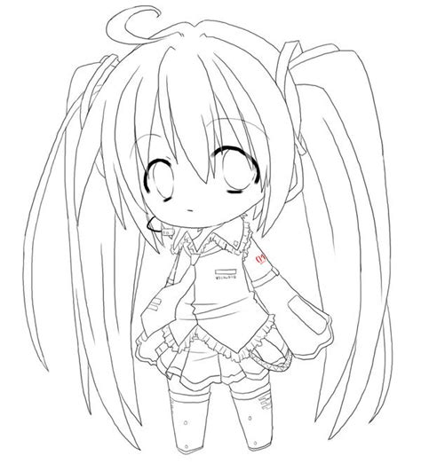 Coloriage Chibi Hatsune Miku Imagui