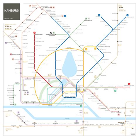 Hamburg U Bahn S Bahn Map Inat