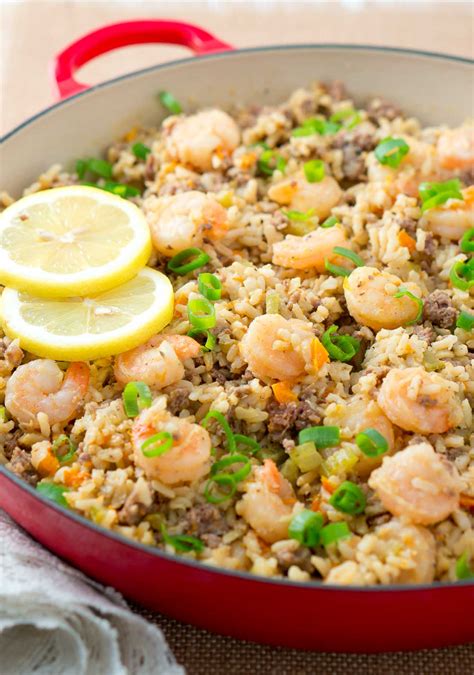 Easy Dirty Rice with Shrimp | Delicious Meets Healthy