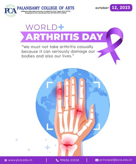 World Arthritis Day Palanisamy College Of Arts