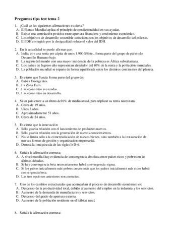 Preguntas Tipo Test Tema 2 Pdf