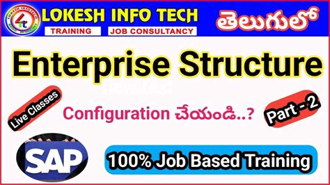 Enterprise Structure Configuration In SAP FICO S4 HANA Telugu Part 2